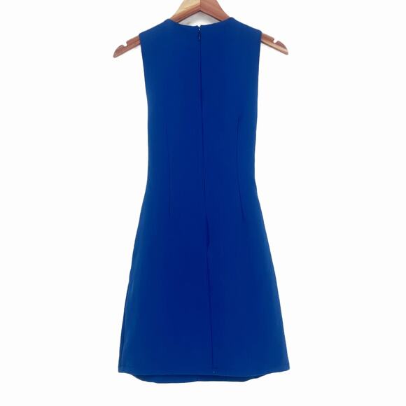 NEW LuLus Aylin Tie-Front Sleeveless Mini Dress sz Small Royal Blue - Picture 7 of 13